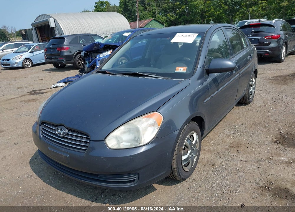 2008 HYUNDAI ACCENT GLS VIN: KMHCN46C38U267950