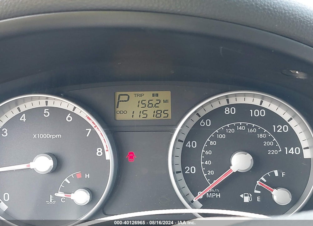 2008 HYUNDAI ACCENT GLS VIN: KMHCN46C38U267950