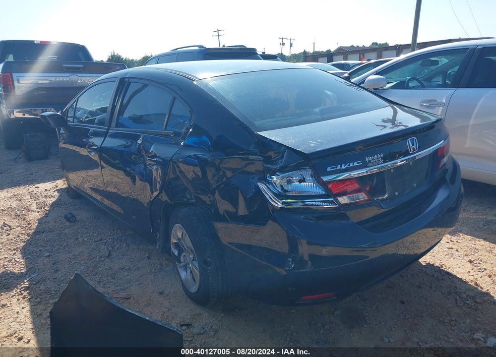 2014 HONDA CIVIC LX VIN: 19XFB2F51EE069779