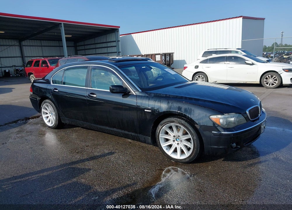 2006 BMW 750LI VIN: WBAHN83576DT25821