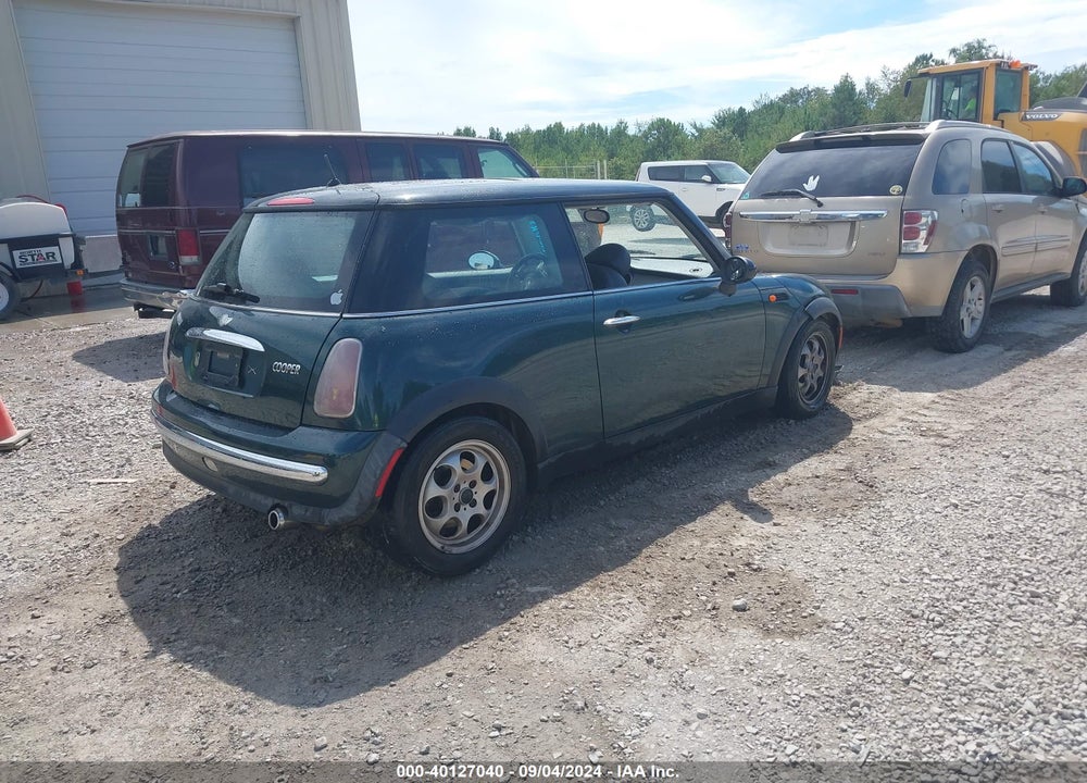 2004 MINI COOPER VIN: WMWRC33434TJ59756