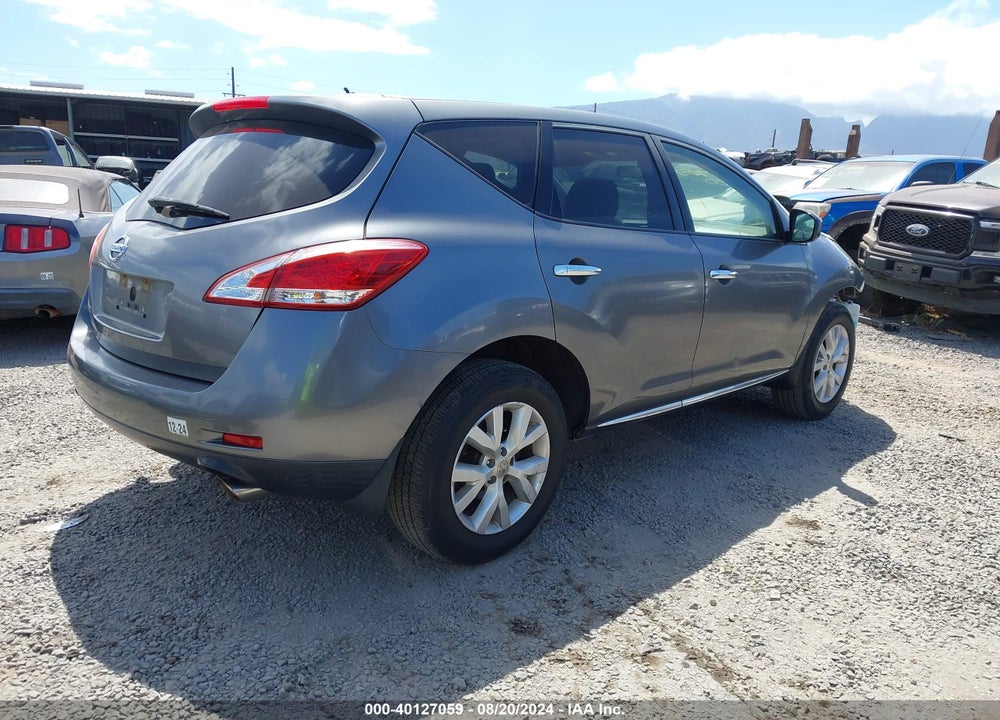 2014 NISSAN MURANO LE/S/SL/SV VIN: JN8AZ1MU8EW406582