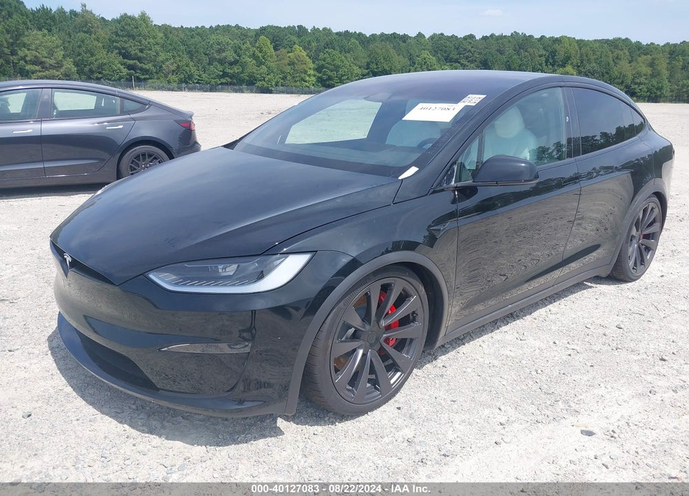 2024 TESLA MODEL X PLAID TRI MOTOR ALL-WHEEL DRIVE VIN: 7SAXCBE68RF445666