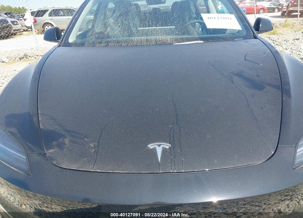 2024 TESLA MODEL 3 LONG RANGE DUAL MOTOR ALL-WHEEL DRIVE VIN: 5YJ3E1EB6RF806602