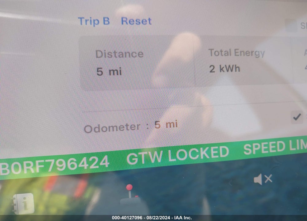 2024 TESLA MODEL 3 LONG RANGE DUAL MOTOR ALL-WHEEL DRIVE VIN: 5YJ3E1EB0RF796424