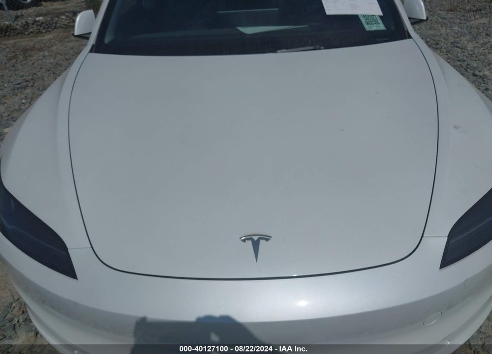 2024 TESLA MODEL 3 REAR-WHEEL DRIVE VIN: 5YJ3E1EA2RF823727
