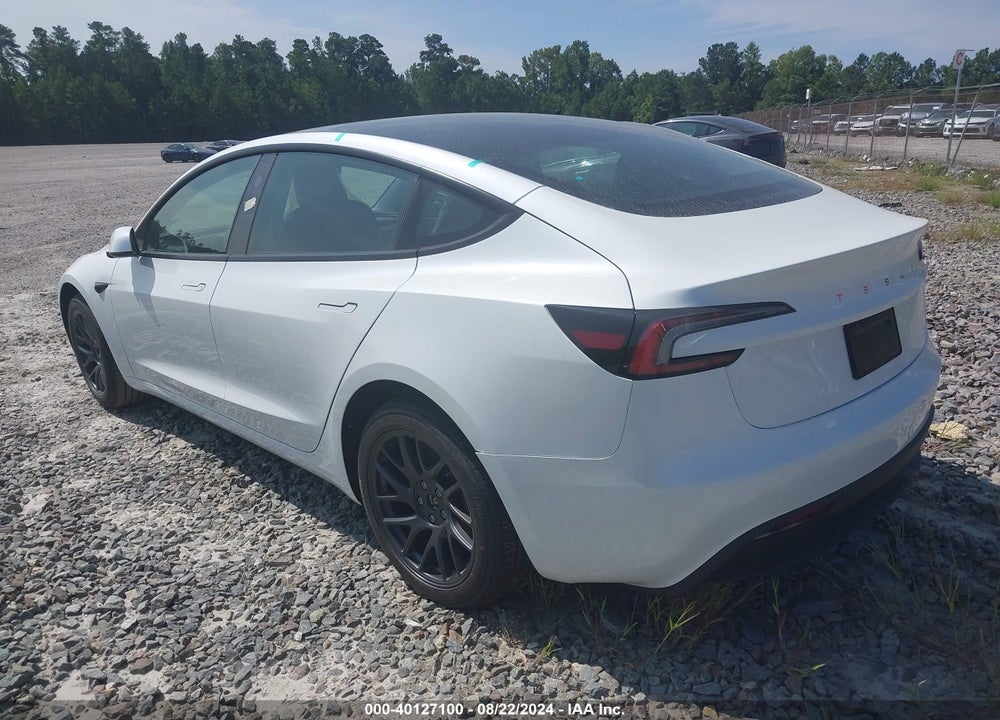 2024 TESLA MODEL 3 REAR-WHEEL DRIVE VIN: 5YJ3E1EA2RF823727