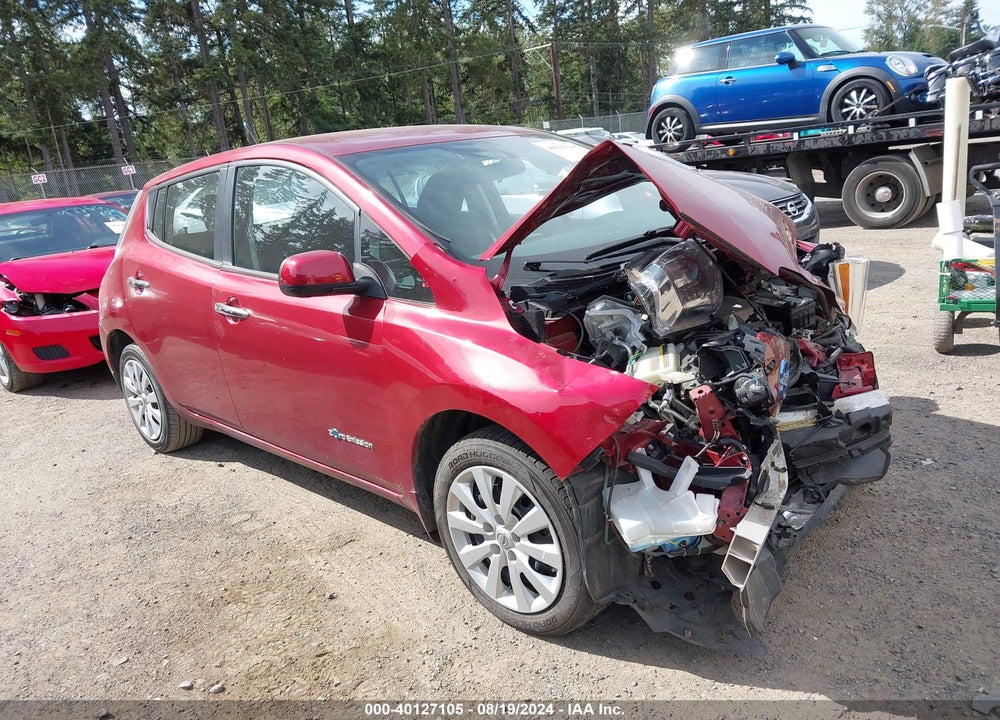 2014 NISSAN LEAF S VIN: 1N4AZ0CP5EC333129