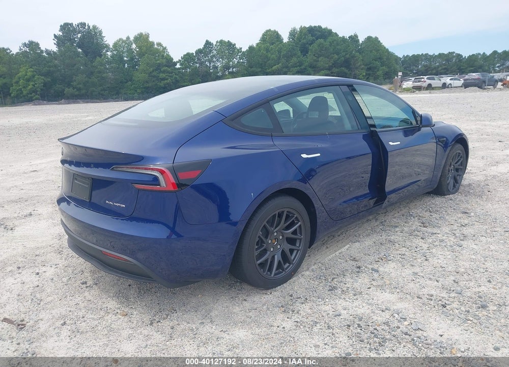 2024 TESLA MODEL 3 LONG RANGE DUAL MOTOR ALL-WHEEL DRIVE VIN: 5YJ3E1EB6RF811511