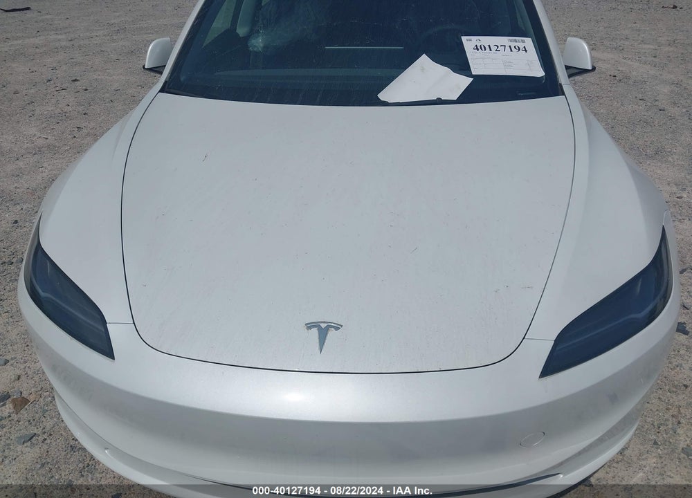 2024 TESLA MODEL 3 LONG RANGE DUAL MOTOR ALL-WHEEL DRIVE VIN: 5YJ3E1EB7RF792533