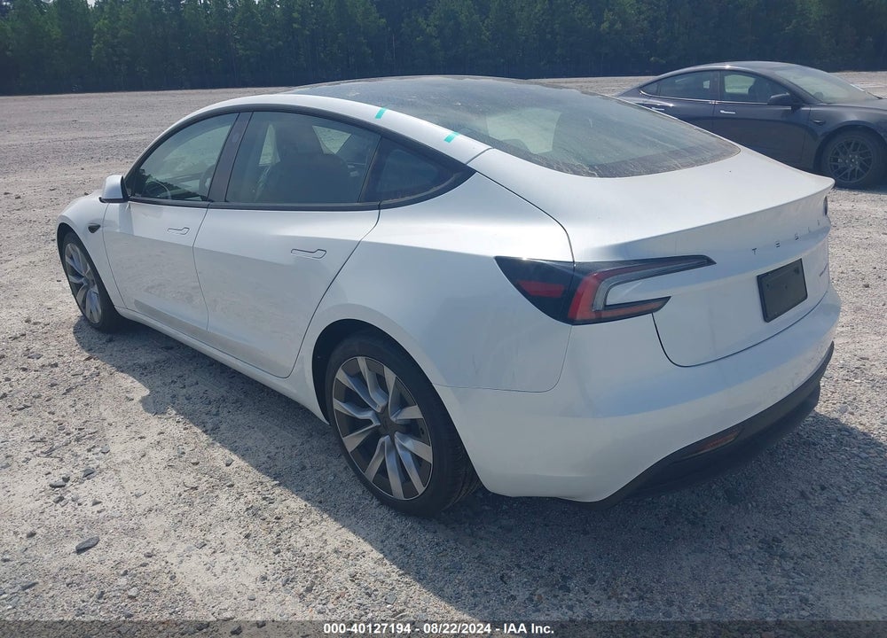 2024 TESLA MODEL 3 LONG RANGE DUAL MOTOR ALL-WHEEL DRIVE VIN: 5YJ3E1EB7RF792533