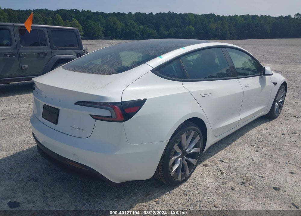 2024 TESLA MODEL 3 LONG RANGE DUAL MOTOR ALL-WHEEL DRIVE VIN: 5YJ3E1EB7RF792533