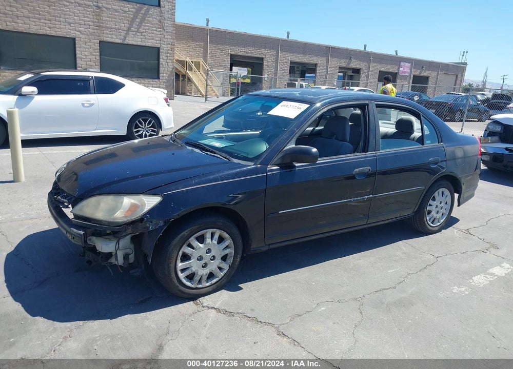 2004 HONDA CIVIC LX VIN: 2HGES16574H510955