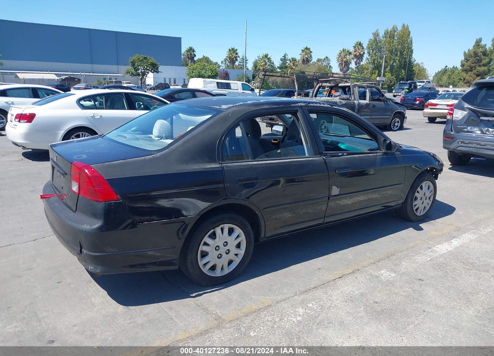 2004 HONDA CIVIC LX VIN: 2HGES16574H510955
