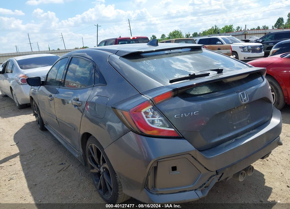 2019 HONDA CIVIC SPORT VIN: SHHFK7H49KU205601