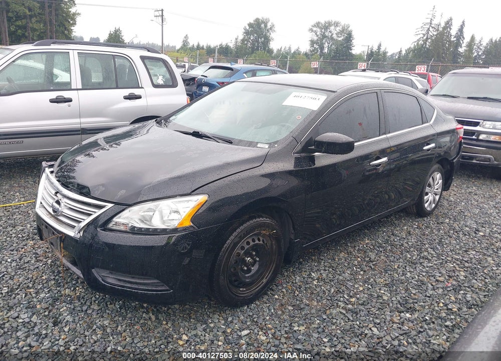 2015 NISSAN SENTRA SV VIN: 3N1AB7AP2FY285885
