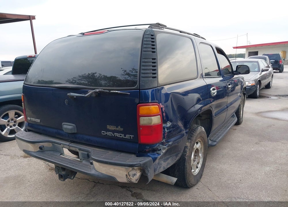 2002 CHEVROLET TAHOE LS VIN: 1GNEC13Z42R215349