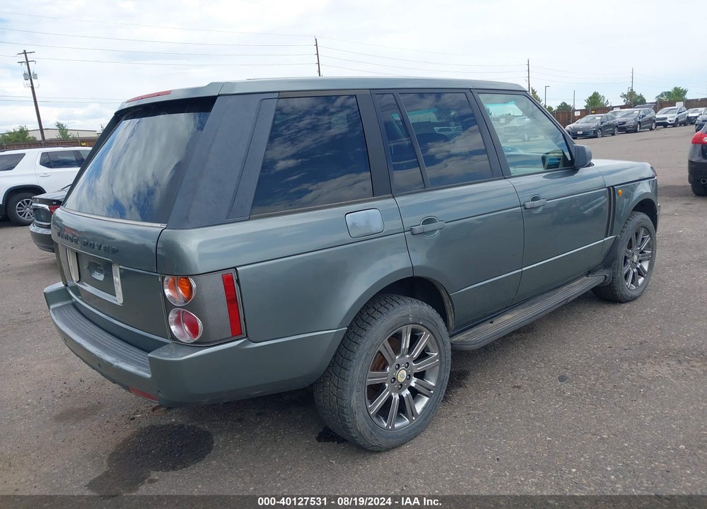 2004 LAND ROVER RANGE ROVER HSE VIN: SALME11424A165969