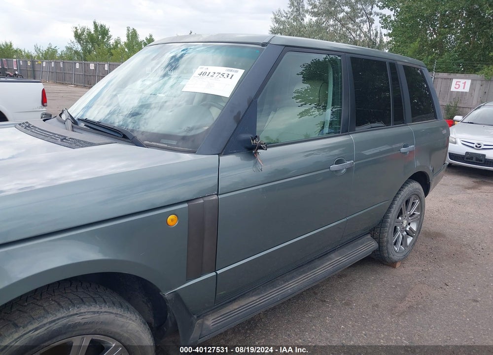 2004 LAND ROVER RANGE ROVER HSE VIN: SALME11424A165969