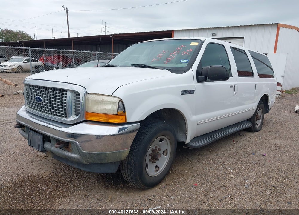 2000 FORD EXCURSION XLT VIN: 1FMNU40L6YEC79105