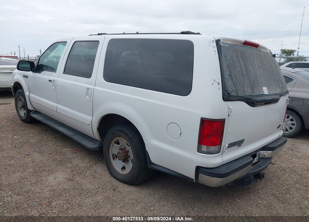 2000 FORD EXCURSION XLT VIN: 1FMNU40L6YEC79105
