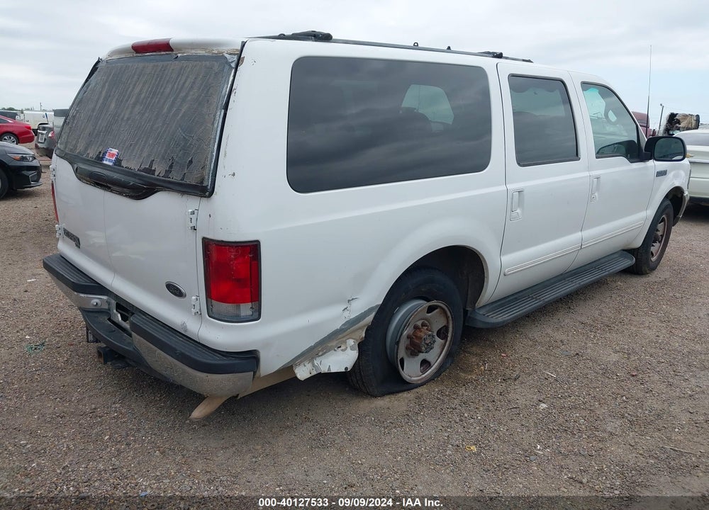 2000 FORD EXCURSION XLT VIN: 1FMNU40L6YEC79105
