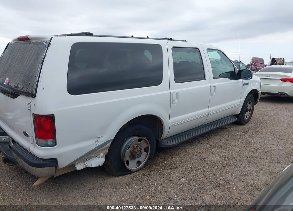 2000 FORD EXCURSION XLT VIN: 1FMNU40L6YEC79105