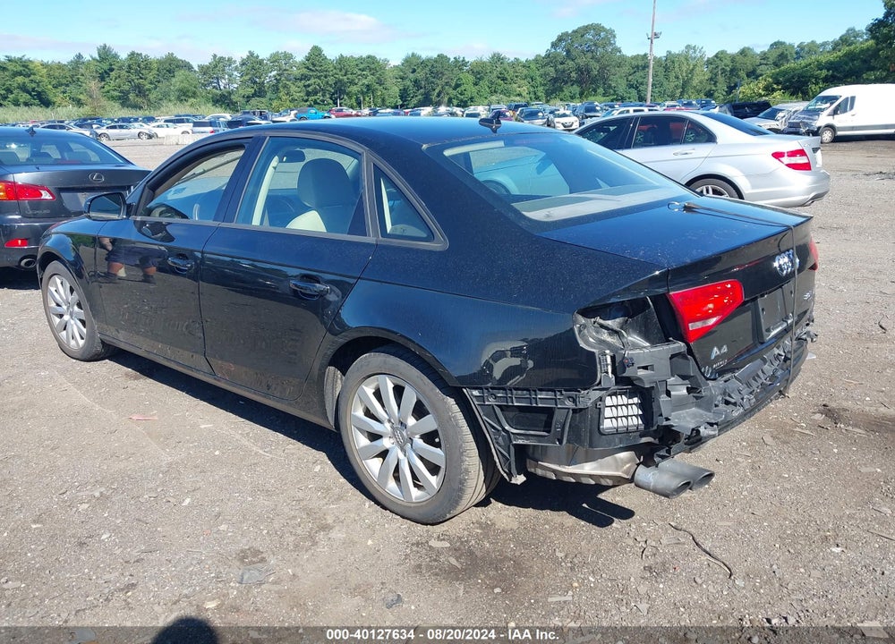2014 AUDI A4 2.0T PREMIUM VIN: WAUBFAFL4EN003523