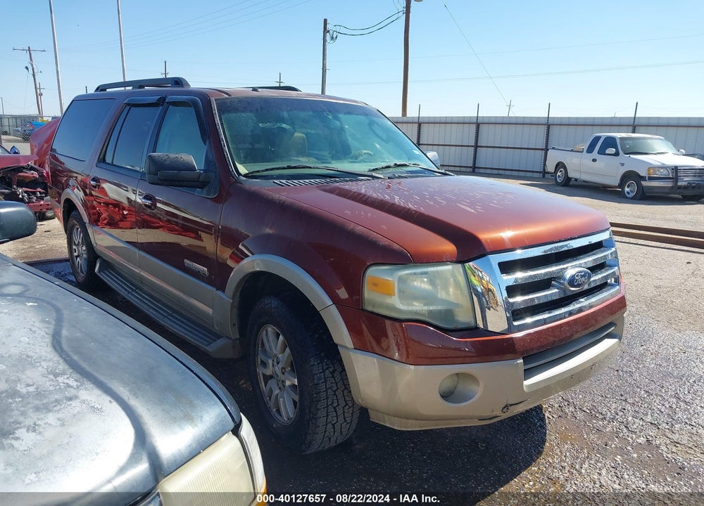 2008 FORD EXPEDITION EL EDDIE BAUER VIN: 1FMFK17578LA56731