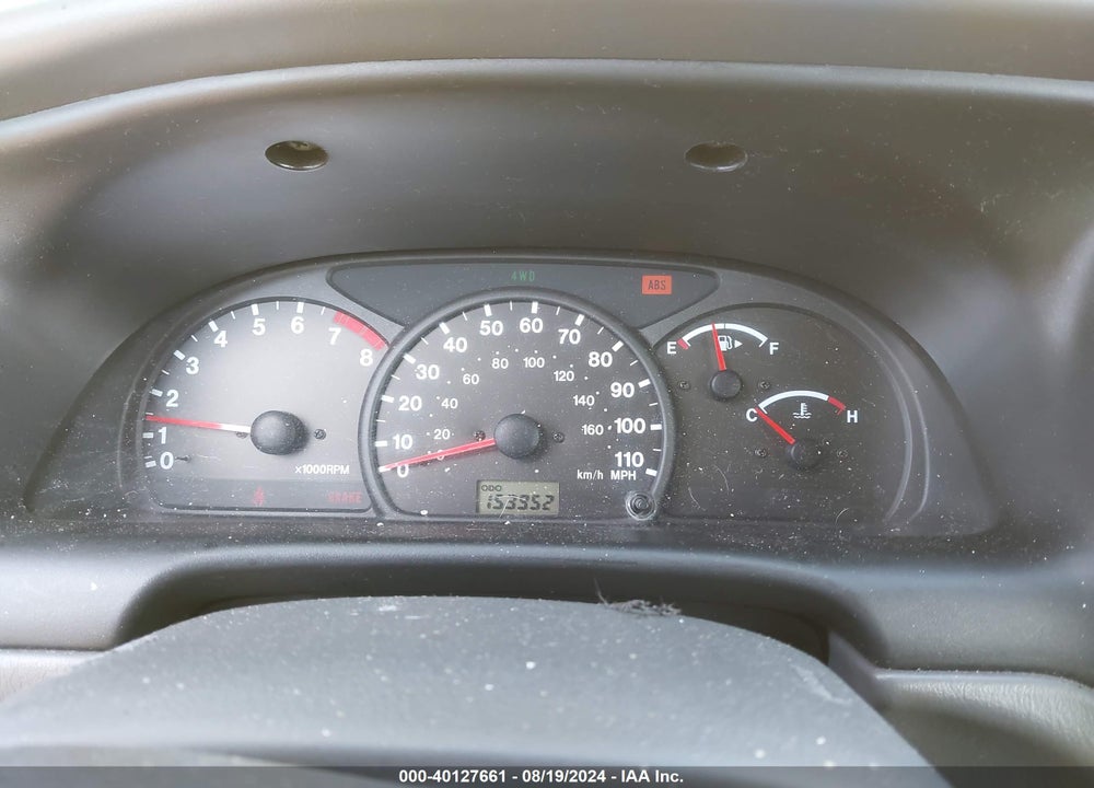 2002 CHEVROLET TRACKER HARD TOP ZR2 VIN: 2CNBJ734426947058