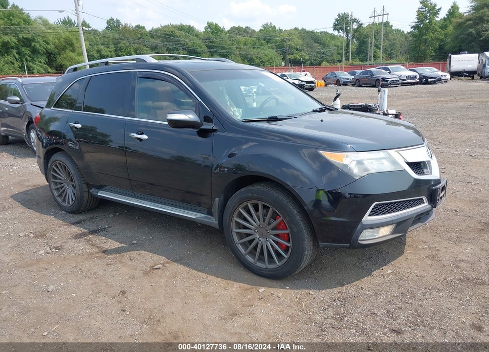2013 ACURA MDX ADVANCE PACKAGE VIN: 2HNYD2H63DH510107