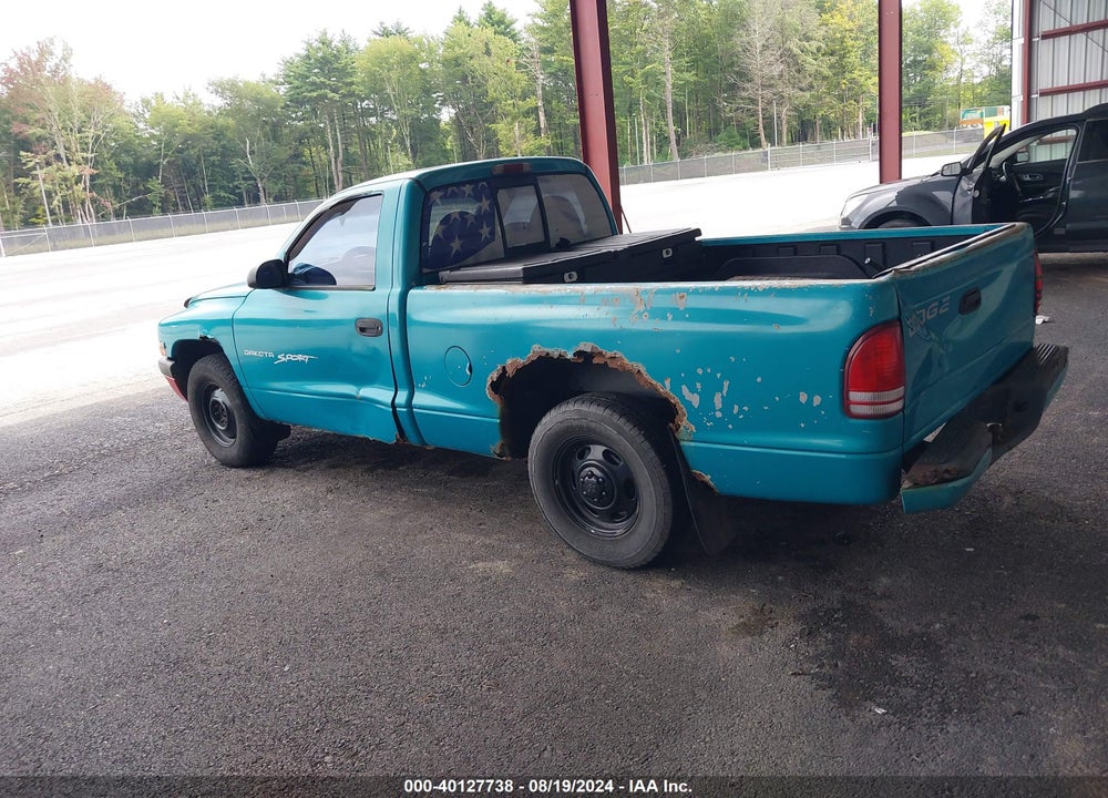 1997 DODGE DAKOTA SLT/SPORT VIN: 1B7FL26YXVS151305