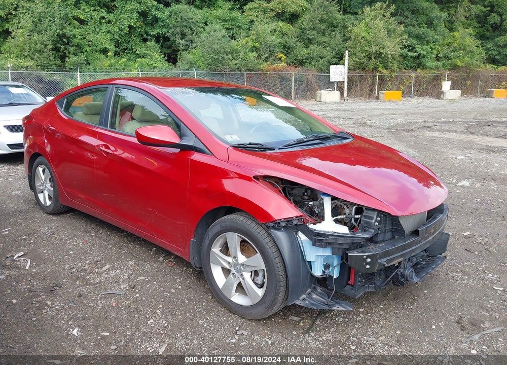 2013 HYUNDAI ELANTRA GLS VIN: KMHDH4AE3DU761353