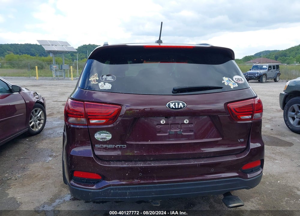 2020 KIA SORENTO 3.3L S VIN: 5XYPGDA54LG695481