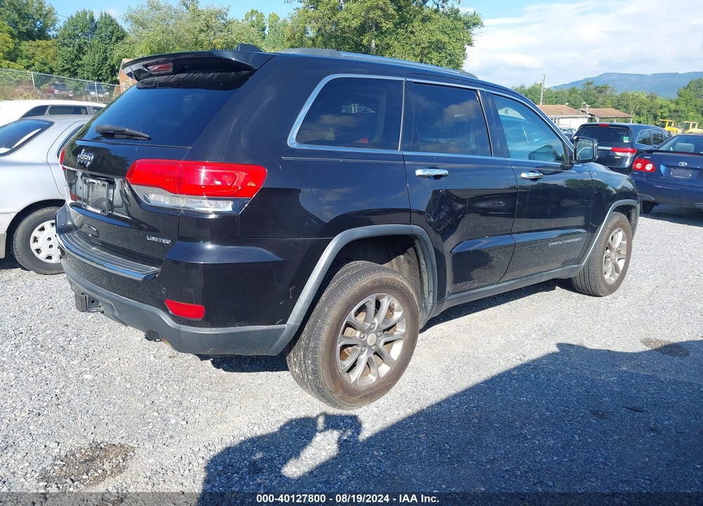 2014 JEEP GRAND CHEROKEE LIMITED VIN: 1C4RJFBG3EC219252