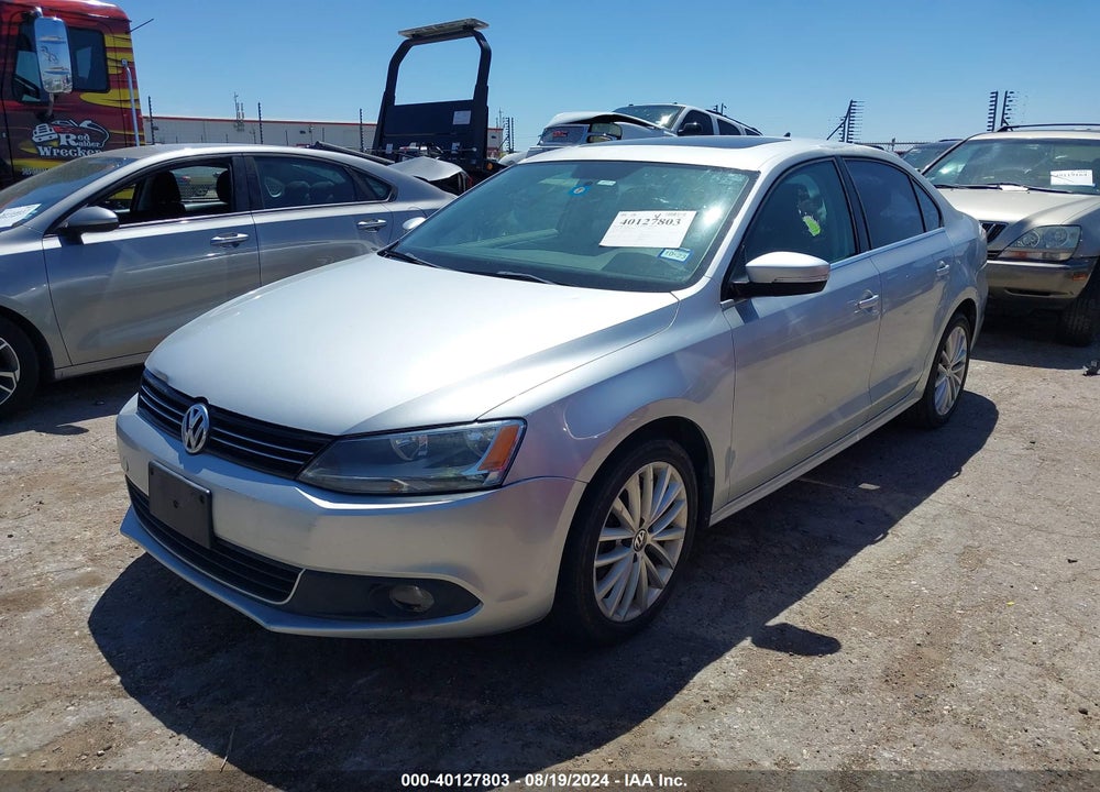 2012 VOLKSWAGEN JETTA 2.5L SEL VIN: 3VWLX7AJ6CM364866