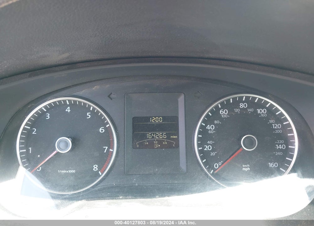 2012 VOLKSWAGEN JETTA 2.5L SEL VIN: 3VWLX7AJ6CM364866