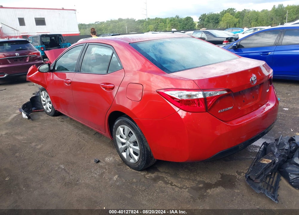 2016 TOYOTA COROLLA L/LE/LE PLUS/LE PREMIUM/S/S PLUS/S PREMIUM/S W/SPECIAL EDITION PKG VIN: 2T1BURHE9GC499429
