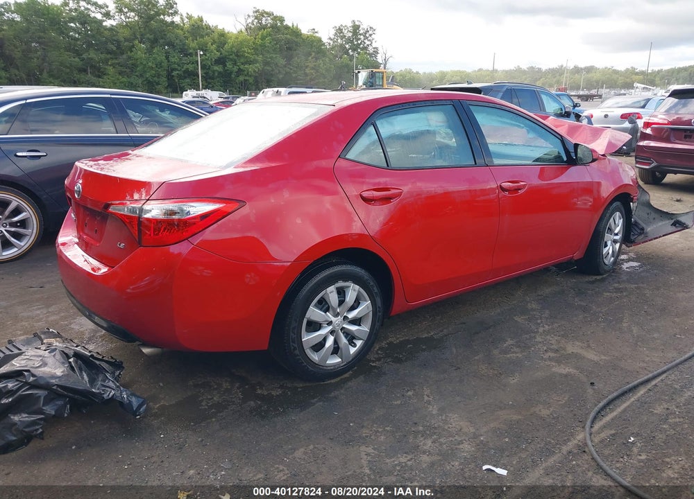 2016 TOYOTA COROLLA L/LE/LE PLUS/LE PREMIUM/S/S PLUS/S PREMIUM/S W/SPECIAL EDITION PKG VIN: 2T1BURHE9GC499429