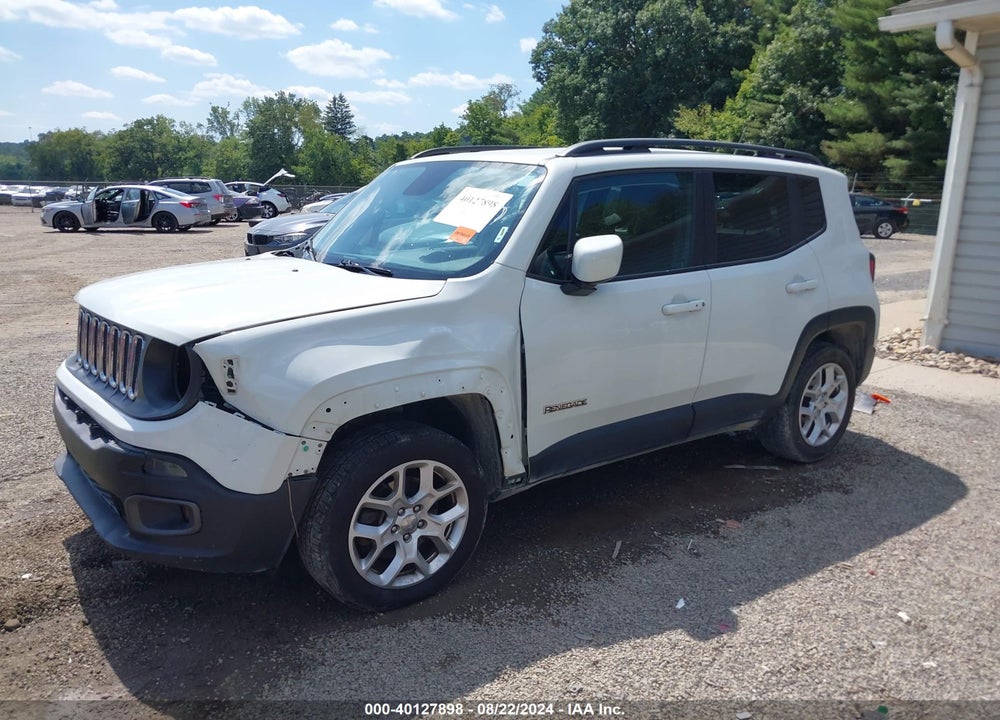 2017 JEEP RENEGADE LATITUDE 4X4 VIN: ZACCJBBB6HPE44090