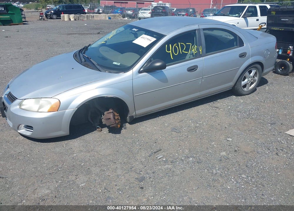 2004 DODGE STRATUS SE VIN: 1B3EL36R04N305741