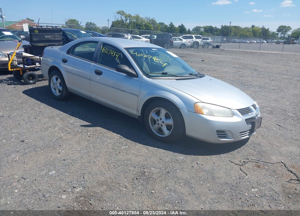 2004 DODGE STRATUS SE VIN: 1B3EL36R04N305741