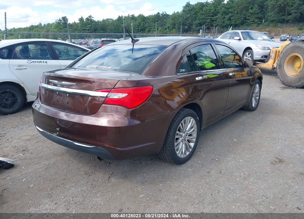 2012 CHRYSLER 200 LIMITED VIN: 1C3CCBCB8CN183544