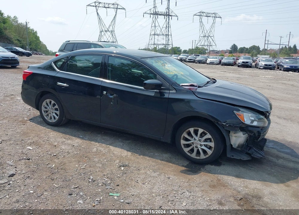 2018 NISSAN SENTRA SV VIN: 3N1AB7AP8JL633257