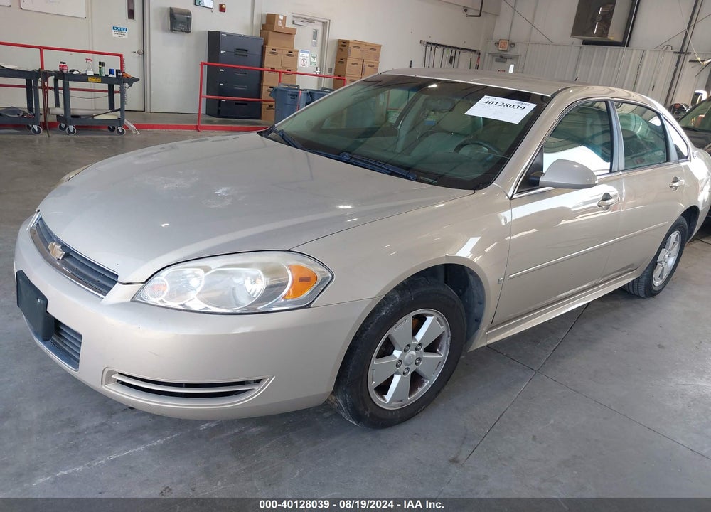 2009 CHEVROLET IMPALA LT VIN: 2G1WT57K891292626