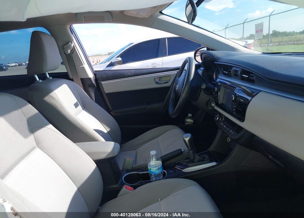 2015 TOYOTA COROLLA LE VIN: 5YFBURHEXFP323620