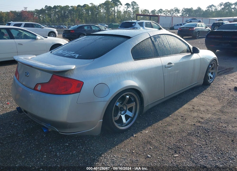 2003 INFINITI G35 BASE W/6 SPEED MANUAL VIN: JNKCV54E33M220262