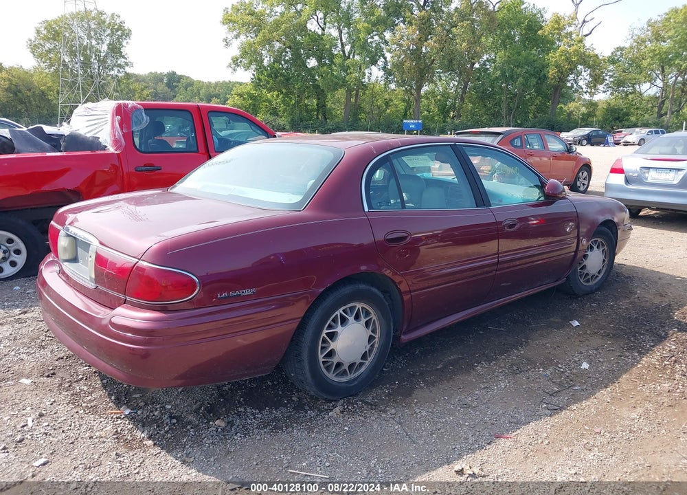 2001 BUICK LESABRE CUSTOM VIN: 1G4HP54K01U262257