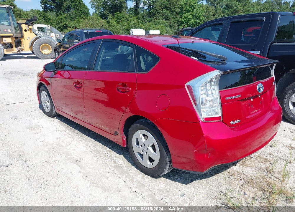 2011 TOYOTA PRIUS THREE VIN: JTDKN3DU9B5366019