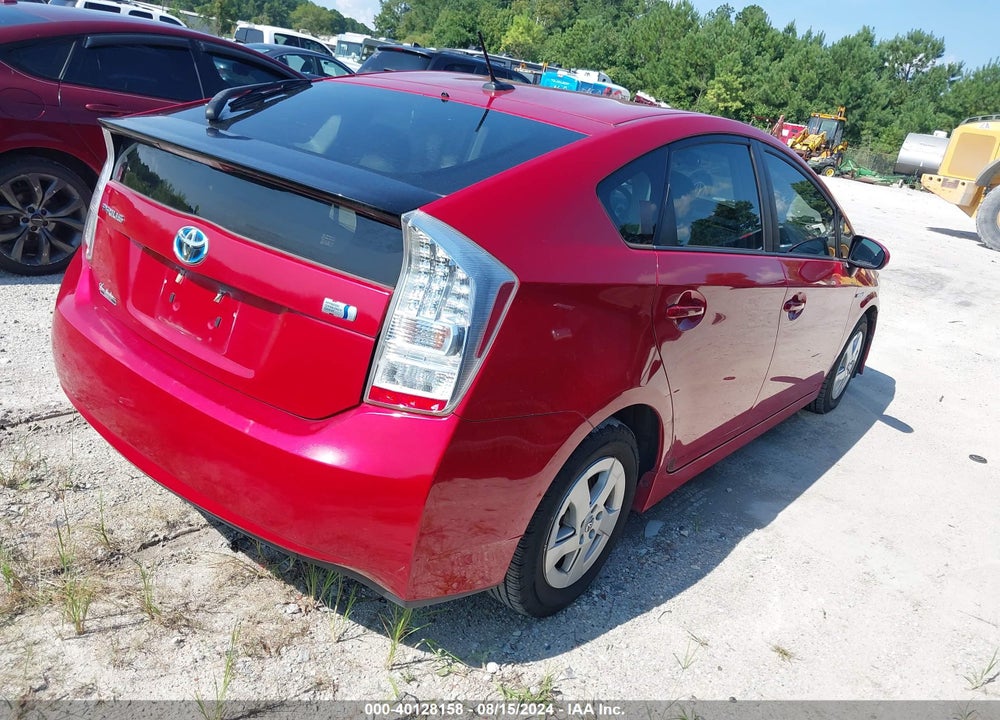 2011 TOYOTA PRIUS THREE VIN: JTDKN3DU9B5366019